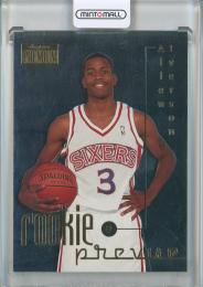 1996-97 Fleer SkyBox Premium Allen Iverson Rookie Prevue #R9 Philadelphia 76ers