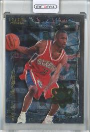 1996-97 Fleer Allen Iverson Rookie Sensations #7 Philadelphia 76ers