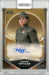 2021 TOPPS Star Wars The Mandalorian Season 2 Bronze Parallel Autograph Katy O'Brian as Comms Officer 【48/50】