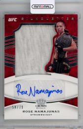 2021 Panini Chronicles UFC  Rose Namajunas Crown Royale Silhouettes Autographs #35 58/79