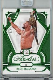 2024 Panini Flawless WWE Bron Breakker Gem/Emerald/#23【4/5】 RAW