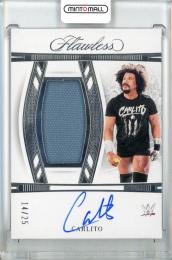 2024 Panini Flawless WWE Carlito Vertical Autograph/#VT-CLT【14/25】 RAW