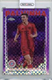 2024-25 TOPPS Chrome UEFA Club Competitions Joao Palhinha Purple X-Fractor #98【2/3】 FC Bayern Munchen