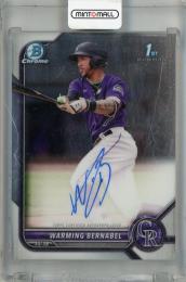 2022 Topps Bowman Warming Bernabel Chrome Prospect Autographs #CPA-WB 1st ※初期傷あり Colorado Rockies