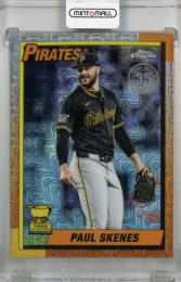 2025 Topps Update Series Paul Skenes 1990 Topps Baseball Chrome #U90C-1 Pittsburgh Pirates