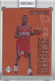 1996-97 Upper Deck Allen Iverson Rookie Exclusives #R1 Philadelphia 76ers