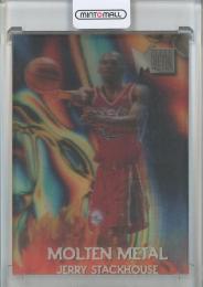 1996-97 Fleer Metal Jerry Stackhouse Molten Metal #9 Philadelphia 76ers