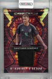2023-24 Panini Obsidian Santiago Gimenez Eruption Red Pulsar Electric Etch #26 ※初期傷あり【06/49】 Mexico