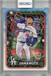 2024 Topps Holiday Yoshinobu Yamamoto Base #H88 RC ※初期傷あり Los Angeles Dodgers