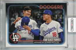 2024 Topps Update Series Shohei Ohtani / Yoshinobu Yamamoto Combo Card #US13 ※初期傷あり Los Angeles Dodgers