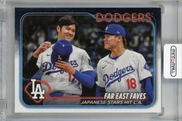 2024 Topps Update Series Shohei Ohtani / Yoshinobu Yamamoto Combo Card #US13 ※初期傷あり Los Angeles Dodgers