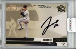 2024 EPOCH オリックス・バファローズ Premier Edition 東晃平 直筆サインカード【38/65】