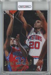 1996-97 Fleer Grant Hill/Allan Houston Game Breakers #3 Detroit Pistons