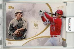 2023 Topps Dynamic Duals Babe Ruth / Shohei Ohtani Base #12