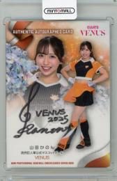 2025 BBM チアリーダーカード DANCING HEROINE 山田かのん 直筆サインカード【44/90】 VENUS(読売ジャイアンツ)