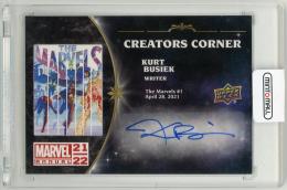 2021-22 Upper Deck Marvel Annual Creators Corner Autograph Kurt Busiek CC-KB
