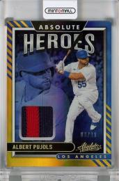 2022 Panini Absolute  Albert Pujols Heroes Memorabilia Spectrum Gold #1 ※傷あり 08/10