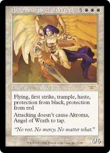 Foil】(489)《怒りの天使アクローマ/Akroma, Angel of Wrath