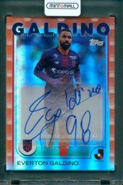 2025 Topps J.League Flagship エヴェルトン・ガウディーノ 直筆サインカード Orenge【15/25】 FC東京