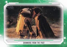 2019 Topps Star Wars Skywalker Saga  Shimmers from the Past Base Greenパラレル版 15/99