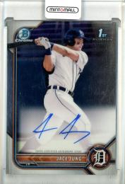 2022 Bowman Draft Jace Jung Chrome Draft Autograph Detroit Tigers