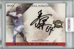 【裏面微スレあり】2018 EPOCH オリックス・バファローズ Stars & Legends 廣澤伸哉 直筆サインカード (RC)【18/37】