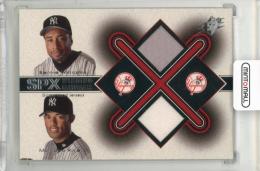 2001 UPPER DECK SPx Winning Materials Bernie Williams/Mariano Rivera Game-Used Jerseys #BW-MR New York Yankees
