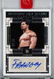 2024 PANINI THREE COUNT WWE Faarooq Attitude Era Icons Signatures/#AE-FRQ Legend