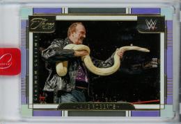 2024 PANINI THREE COUNT WWE Jake Roberts Base Timeless Moments/Purple Parallels/#182【8/8】 Legend