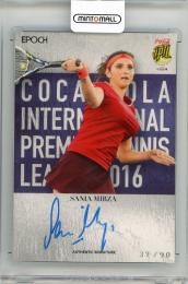 2016 EPOCH COCA-COLA INTERNATIONAL PREMIER TENNIS LEAGUE Sania Mirza Autograph #ASMZV【37/90】