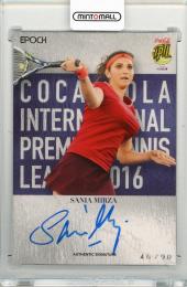 2016 EPOCH COCA-COLA INTERNATIONAL PREMIER TENNIS LEAGUE Sania Mirza Autograph #ASMZV【46/90】