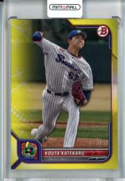 2022 Topps NPB  Bowman 東京ヤクルト 嘉手苅浩太 Base,Yellow 108/150