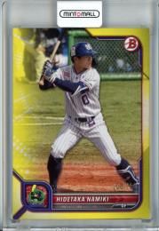 2022 Topps NPB  Bowman 東京ヤクルト 並木秀尊 Base,Yellow 106/150