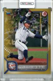 2022 Topps NPB  Bowman 埼玉西武 古賀悠斗 Base,Gold 21/50