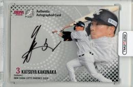 2024 BBM 千葉ロッテマリーンズ 角中勝也 直筆サインカード【24/60】