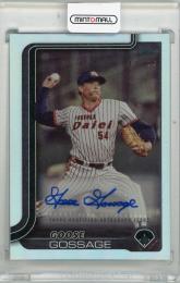 2025 TOPPS NPB グース・ゴセージ 直筆サインカード【43/99】《やや難あり 裏面初期カット不良あり》 福岡ダイエーホークス