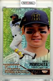 2025 BBM BBMカード35周年&週刊ベースボール4000号記念 スペシャルバージョン 森下翔太 #FW19 FIREWORKS サンセットオレンジ箔版【38/50】 阪神