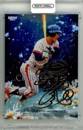 2025 BBM BBMカード35周年&週刊ベースボール4000号記念 スペシャルバージョン 若松勉 #CO11 CROSS OCEAN 銀紙金箔サイン版【019/200】 ヤクルト