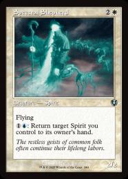 【INR】【ENG】【Foil】〈349-U-W〉《霊体の羊飼い/Spectral Shepherd》旧枠版