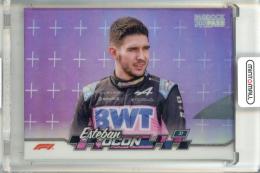 2024 Topps Paddock Pass Formura 1 Esteban Ocon #9 F1 Base Chrome Refractors