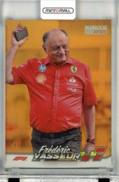 2024 Topps Paddock Pass Formura 1 Frederic Vasseur #75 F1 Team Principals Base Chrome Orange Refractors【38/99】