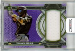 2021 Topps Triple Threads Baseball San Diego Padres Fernando Tatis Jr. Single Jumbo Relics, Amethyst  34/36