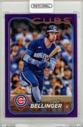 2024 TOPPS Japan Edition Cody Bellinger Purple #95【34/50】《やや難あり 表面上部真ん中に白欠けあり》 Chicago Cubs