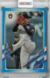 2021 Topps NPB 北海道日本ハムファイターズ 吉田輝星 Base Blue Foil(パラレル版) 43/50