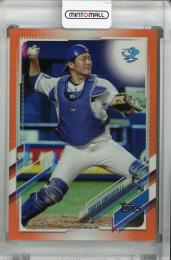 2021 Topps NPB 中日ドラゴンズ 木下拓哉 Base Orange Foil(パラレル版) 17/25
