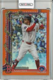 2025 Topps Holliday Marcelo Mayer Chrome Orange Refractor【13/25】 Boston Redsox