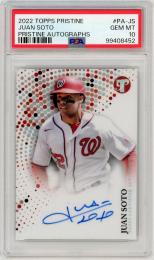 2022 TOPPS Pristine Juan Soto Pristine Autographs #PA-JS【PSA10】《Gem-MINT》Washington Nationals