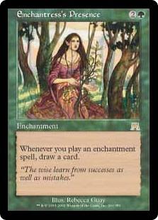 MTG 女魔術師の存在初版日本語foil