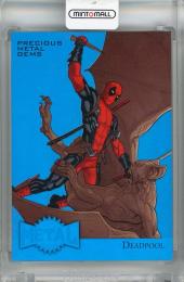 2015 Fleer Retro Marvel Deadpool 1995 Marvel Metal Blaster Precious Metal Gems PMG Blue #11 ※白かけあり【03/50】