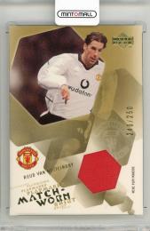 2003 UPPER DECK Manchester United Ruud van Nistelrooy Mini Playmakers Match Worn Shirts #15【240/250】